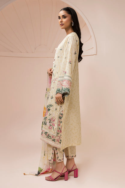 Embroidered Shirt Shalwar Dupatta - 0580