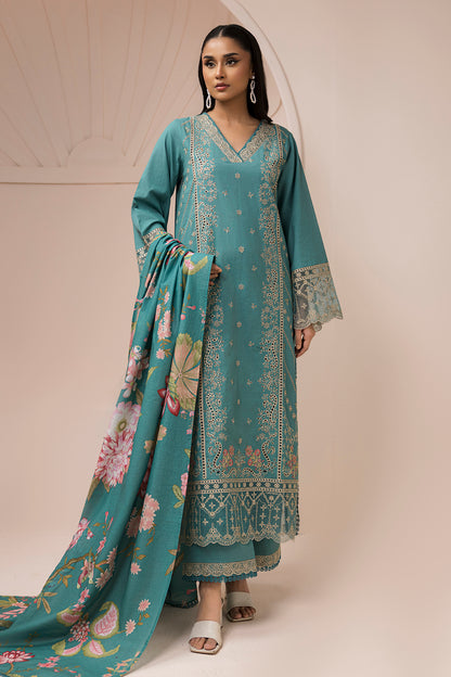 Embroidered Shirt Shalwar Dupatta - 0582