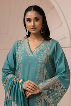 Embroidered Shirt Shalwar Dupatta - 0582