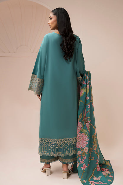 Embroidered Shirt Shalwar Dupatta - 0582