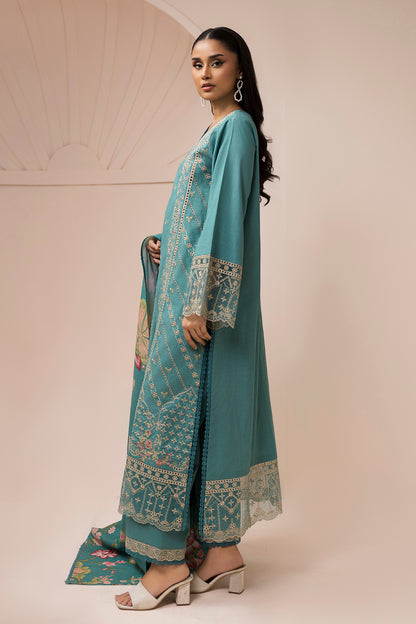Embroidered Shirt Shalwar Dupatta - 0582