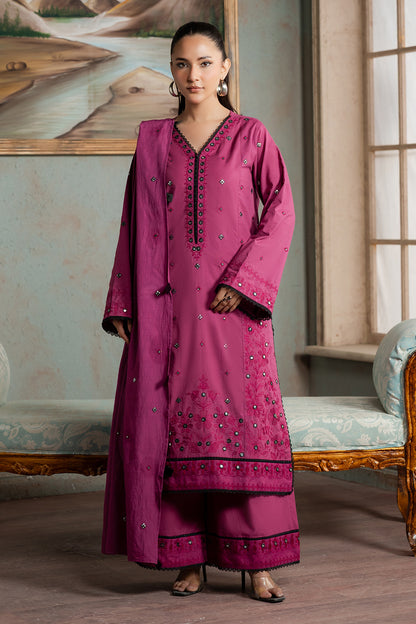 Embroidered Shirt Shalwar Dupatta - 0584