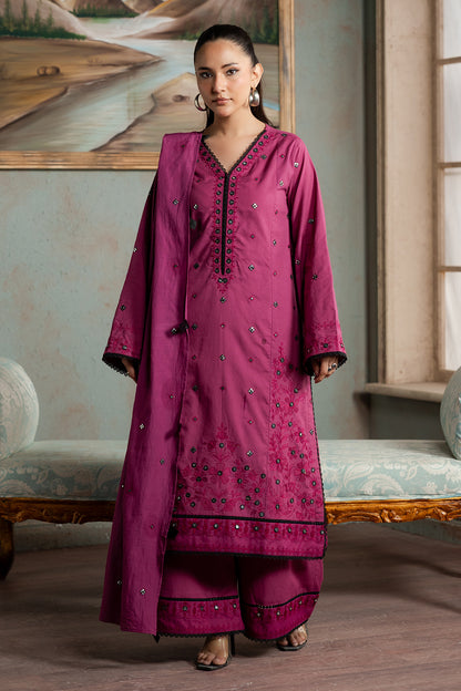 Embroidered Shirt Shalwar Dupatta - 0584