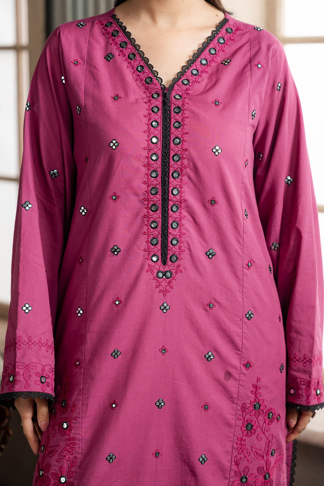 Embroidered Shirt Shalwar Dupatta - 0584