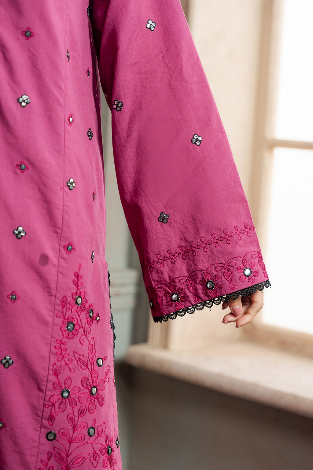 Embroidered Shirt Shalwar Dupatta - 0584