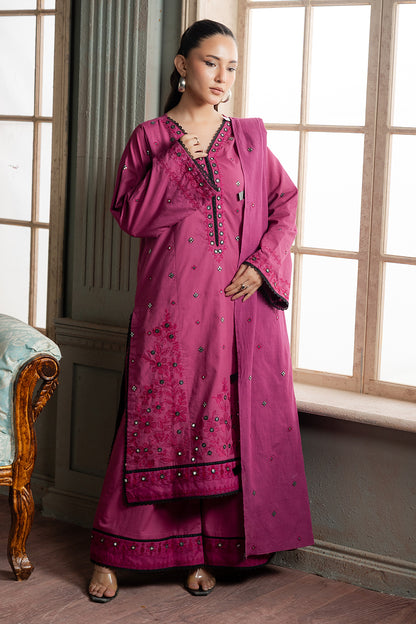 Embroidered Shirt Shalwar Dupatta - 0584