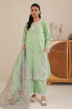 Embroidered Shirt Shalwar Dupatta - 0585