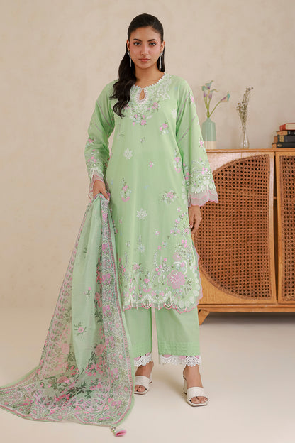 Embroidered Shirt Shalwar Dupatta - 0585