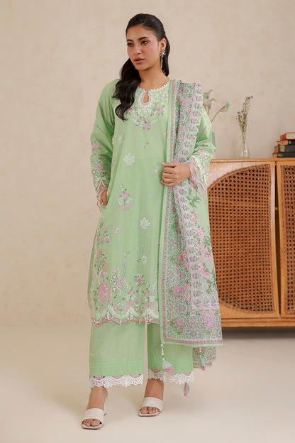 Embroidered Shirt Shalwar Dupatta - 0585