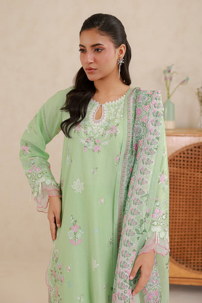 Embroidered Shirt Shalwar Dupatta - 0585