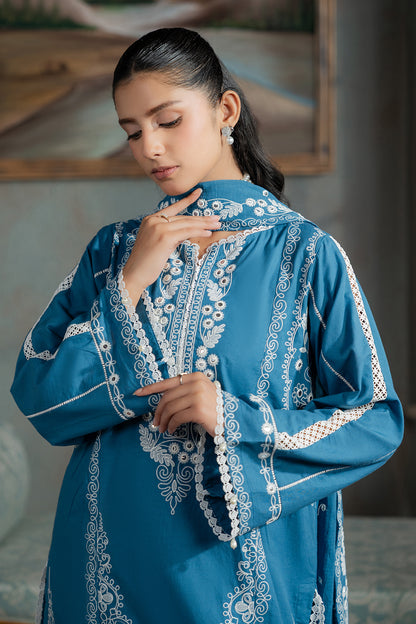 Embroidered Shirt Shalwar Dupatta - 0586