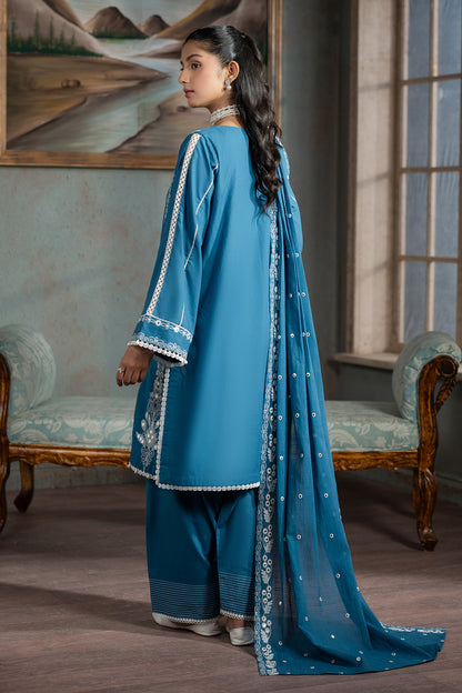 Embroidered Shirt Shalwar Dupatta - 0586