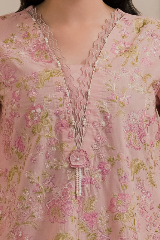 Embroidered Shirt Shalwar Dupatta - 0587