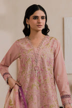 Embroidered Shirt Shalwar Dupatta - 0587