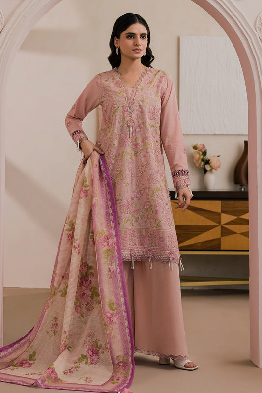 Embroidered Shirt Shalwar Dupatta - 0587