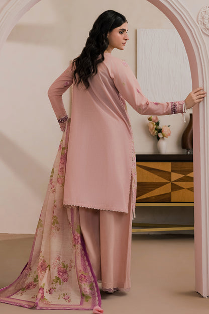 Embroidered Shirt Shalwar Dupatta - 0587