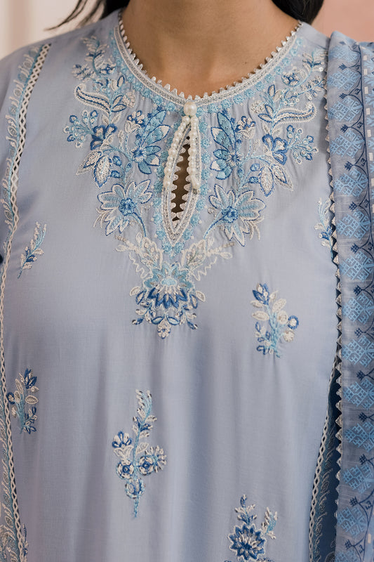 Embroidered Shirt Shalwar Dupatta - 0589