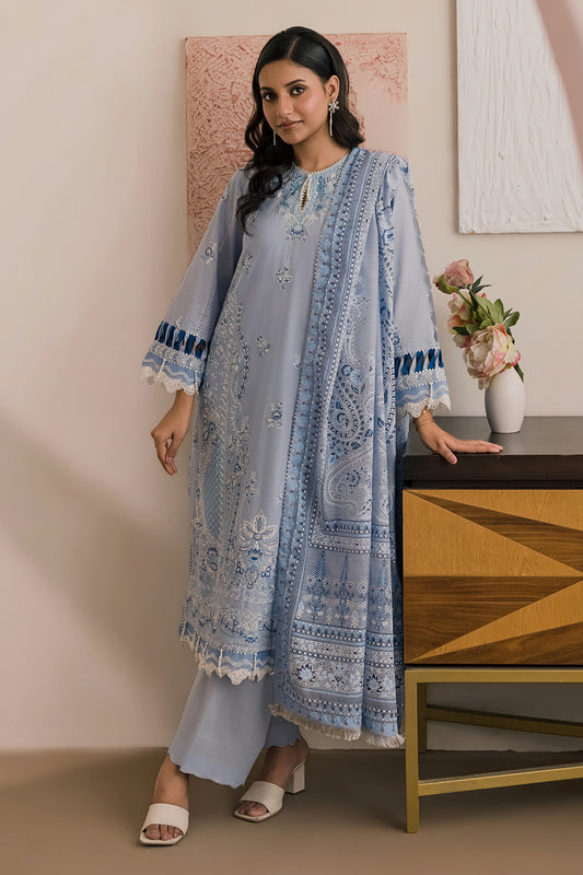 Embroidered Shirt Shalwar Dupatta - 0589