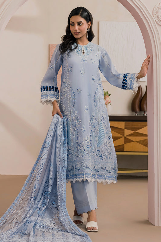 Embroidered Shirt Shalwar Dupatta - 0589