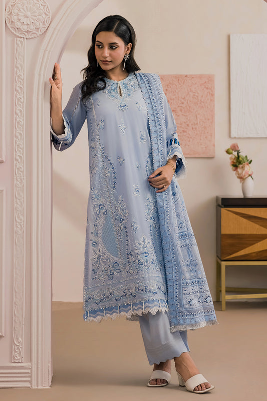 Embroidered Shirt Shalwar Dupatta - 0589
