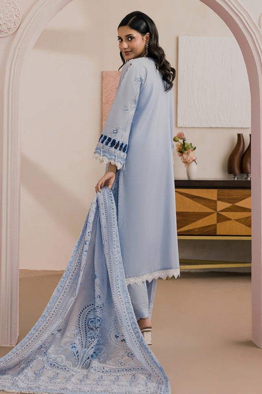 Embroidered Shirt Shalwar Dupatta - 0589
