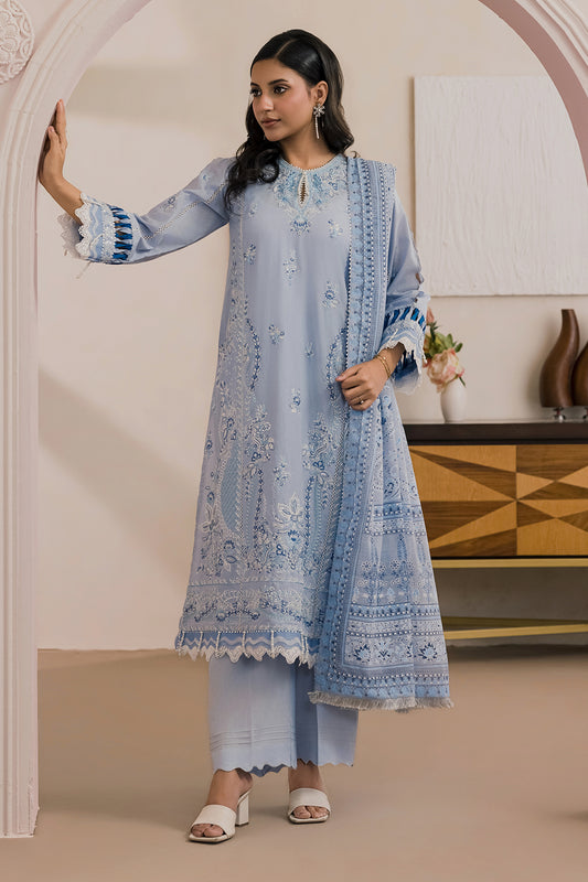 Embroidered Shirt Shalwar Dupatta - 0589
