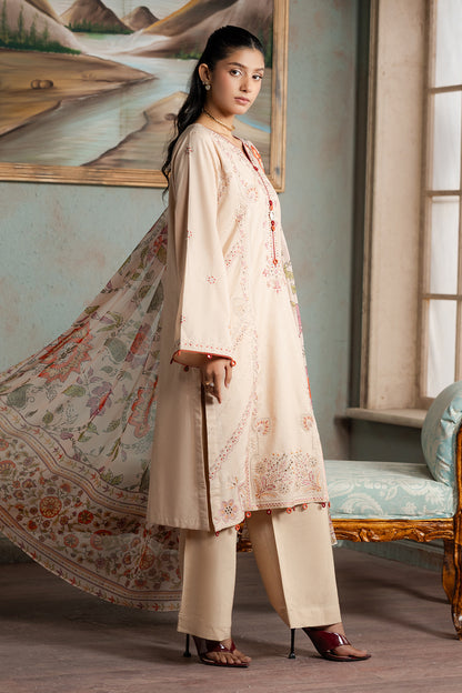 Embroidered Shirt Shalwar Dupatta - 0590