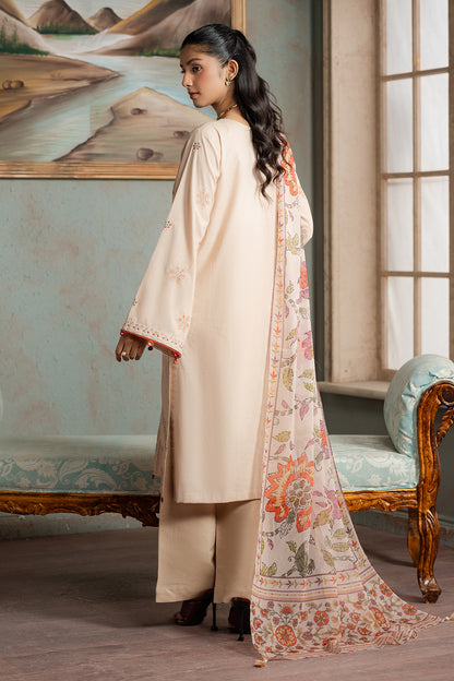Embroidered Shirt Shalwar Dupatta - 0590