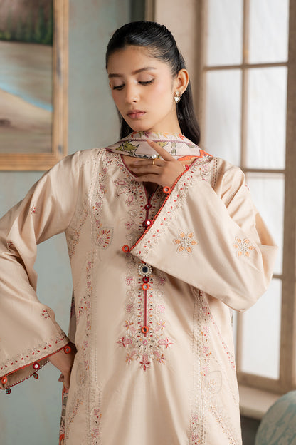 Embroidered Shirt Shalwar Dupatta - 0590