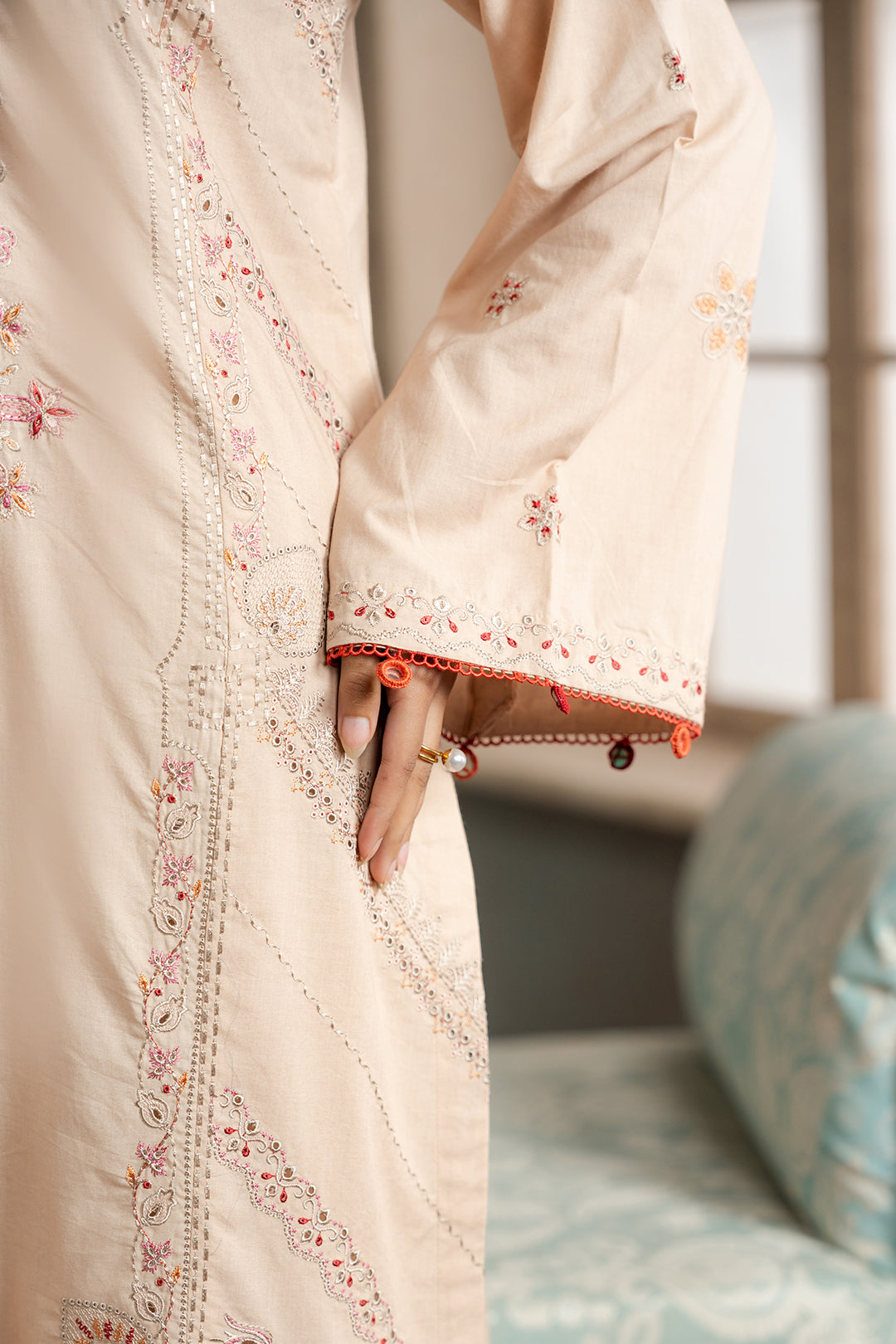 Embroidered Shirt Shalwar Dupatta - 0590