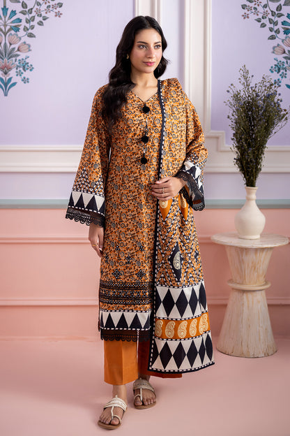 Embroidered Shirt Shalwar Dupatta - 0637