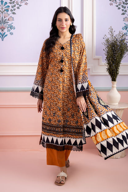 Embroidered Shirt Shalwar Dupatta - 0637