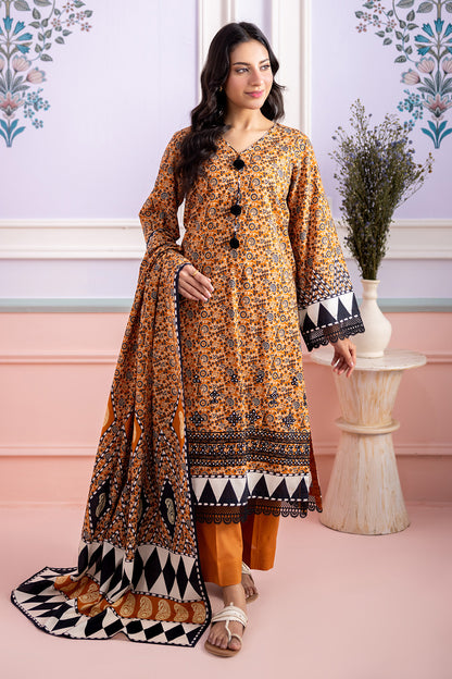 Embroidered Shirt Shalwar Dupatta - 0637