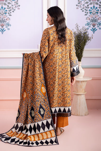 Embroidered Shirt Shalwar Dupatta - 0637