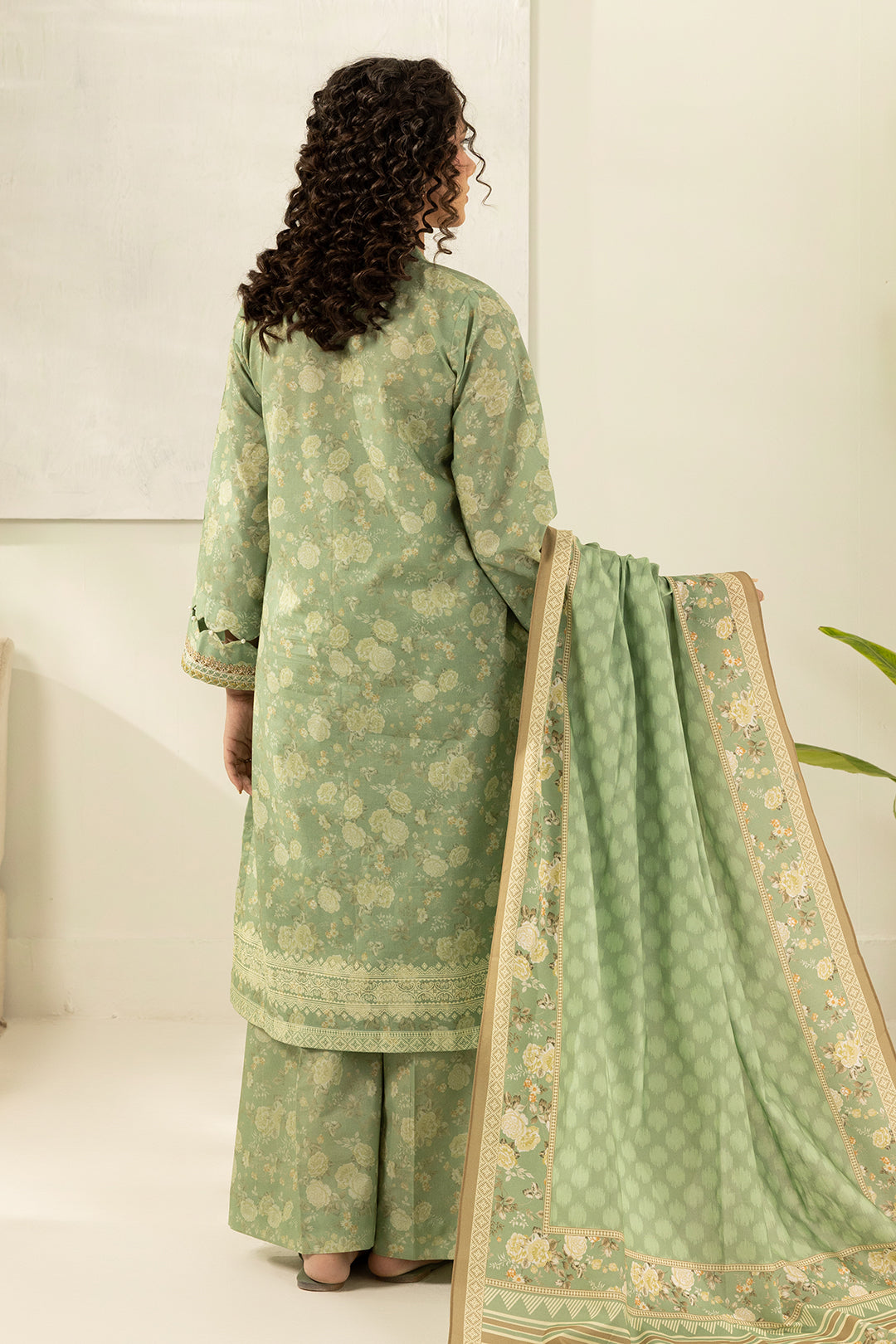Embroidered Shirt Shalwar Dupatta - 0638
