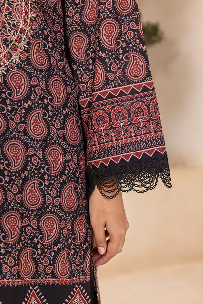 Embroidered Shirt Shalwar Dupatta - 0639