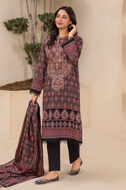 Embroidered Shirt Shalwar Dupatta - 0639
