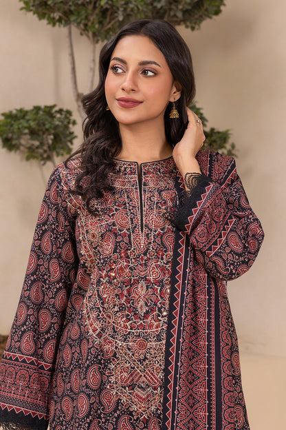 Embroidered Shirt Shalwar Dupatta - 0639
