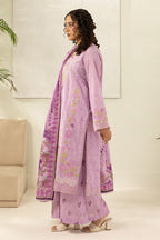 Embroidered Shirt Shalwar Dupatta - 0640