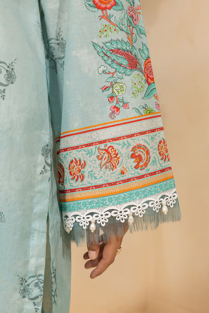Embroidered Shirt Shalwar Dupatta - 0641