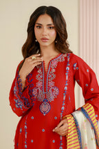 Embroidered Shirt Shalwar Dupatta - 0644