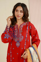 Embroidered Shirt Shalwar Dupatta - 0644