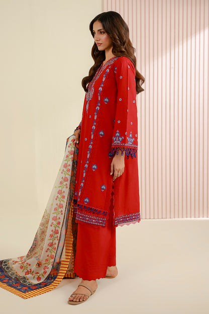 Embroidered Shirt Shalwar Dupatta - 0644