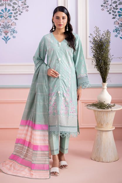 Embroidered Shirt Shalwar Dupatta - 0645