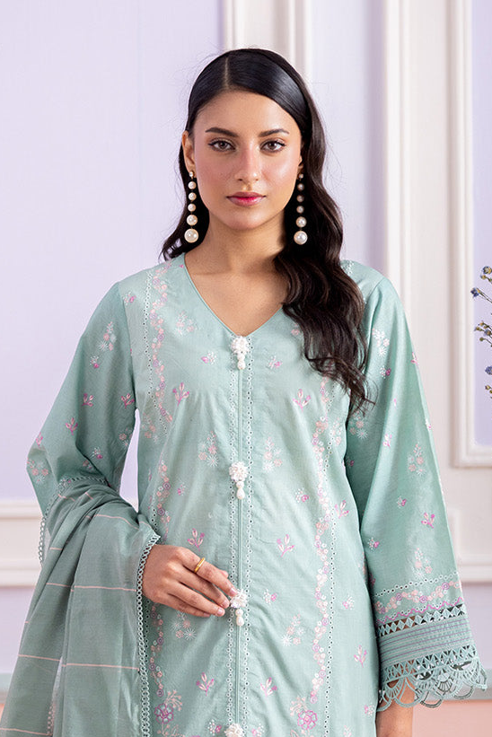 Embroidered Shirt Shalwar Dupatta - 0645