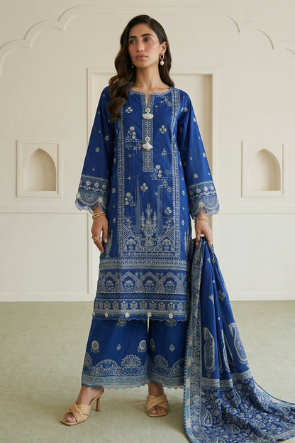 Embroidered Shirt Shalwar Dupatta - 0647