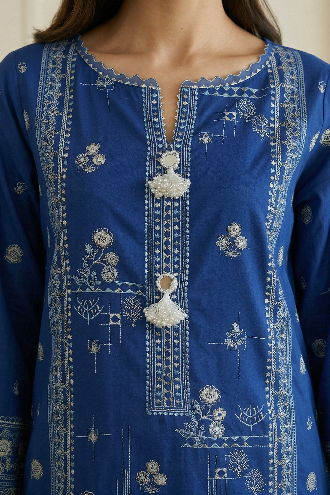 Embroidered Shirt Shalwar Dupatta - 0647