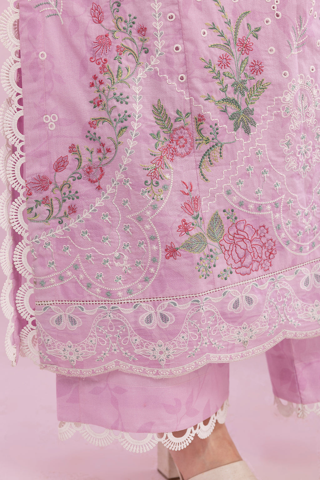 Embroidered Shirt Shalwar Dupatta - 0648