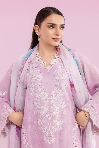 Embroidered Shirt Shalwar Dupatta - 0648