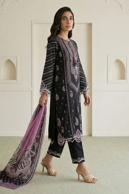 Embroidered Shirt Shalwar Dupatta - 0649
